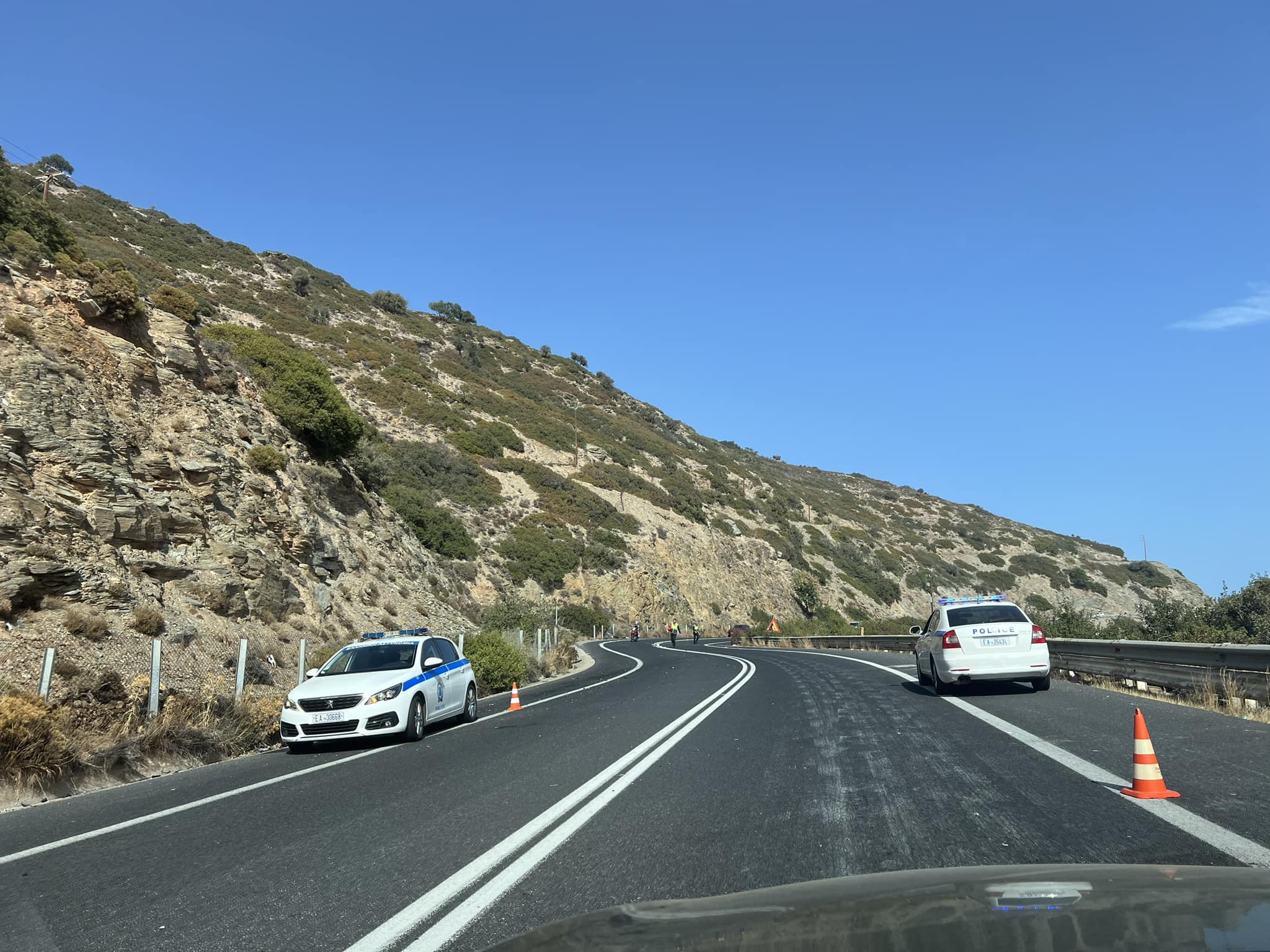 Κρήτη: Τροχαίο ατύχημα σημειώθηκε στο επαρχιακό δίκτυο Αγίου Νικολάου – Ιεράπετρας
