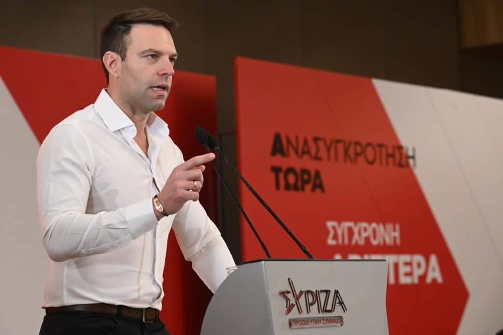 Ο Σ.Κασσελάκης επισκέφτηκε το Γενικό Κρατικό Νίκαιας για να ενημερωθεί για τον 31χρονο αστυνομικό