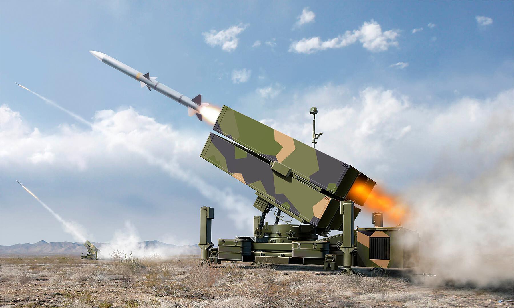 Aim 120 из зрк nasams