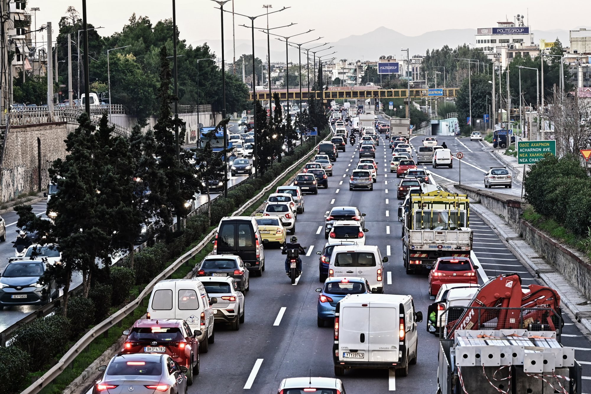 Αυξημένη η κίνηση στους δρόμους της Αττικής – Πού έχει μποτιλιάρισμα (χάρτης)