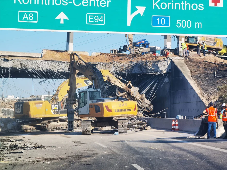 Κανονικά διεξάγεται η κυκλοφορία των οχημάτων στην Αθηνών-Κορίνθου στο ρεύμα προς Κόρινθο