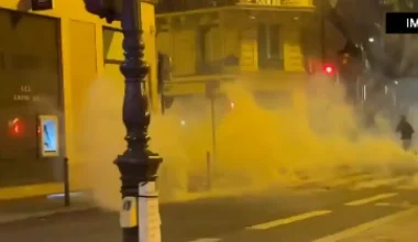 Επεισόδια στους δρόμους του Παρισιού μετά την επικράτηση της Μ.Λεπέν στις Ευρωεκλογές (βίντεο) 