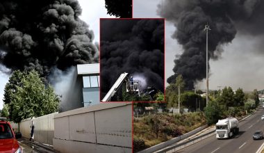 Κηφισιά: Στον σύζυγο της Μ.Γκάγκα ανήκει το εργοστάσιο που καίγεται – Τοξικός καπνός «πνίγει»  την περιοχή (upd)