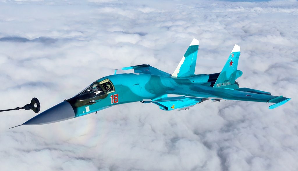 Βίντεο: Ρωσικό Su-34 πραγματοποιεί πλήγμα ακριβείας σε ουκρανικές εγκαταστάσεις