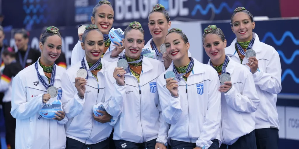 Καλλιτεχνική Κολύμβηση: Η Ελλάδα κατέκτησε το ασημένιο μετάλλιο στο ακροβατικό του Ευρωπαϊκού Πρωταθλήματος