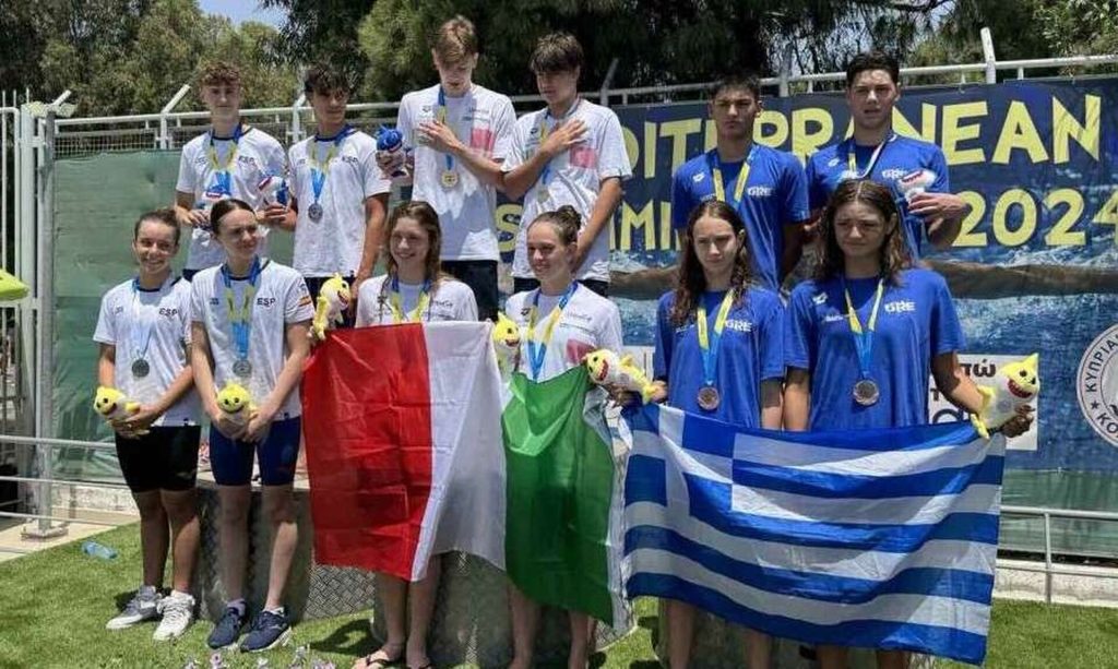 Κολύμβηση – Μεσογειακό Κύπελλο 2024: «Χάλκινη» η Ελλάδα στα 4Χ50μ. μικτή ομαδική
