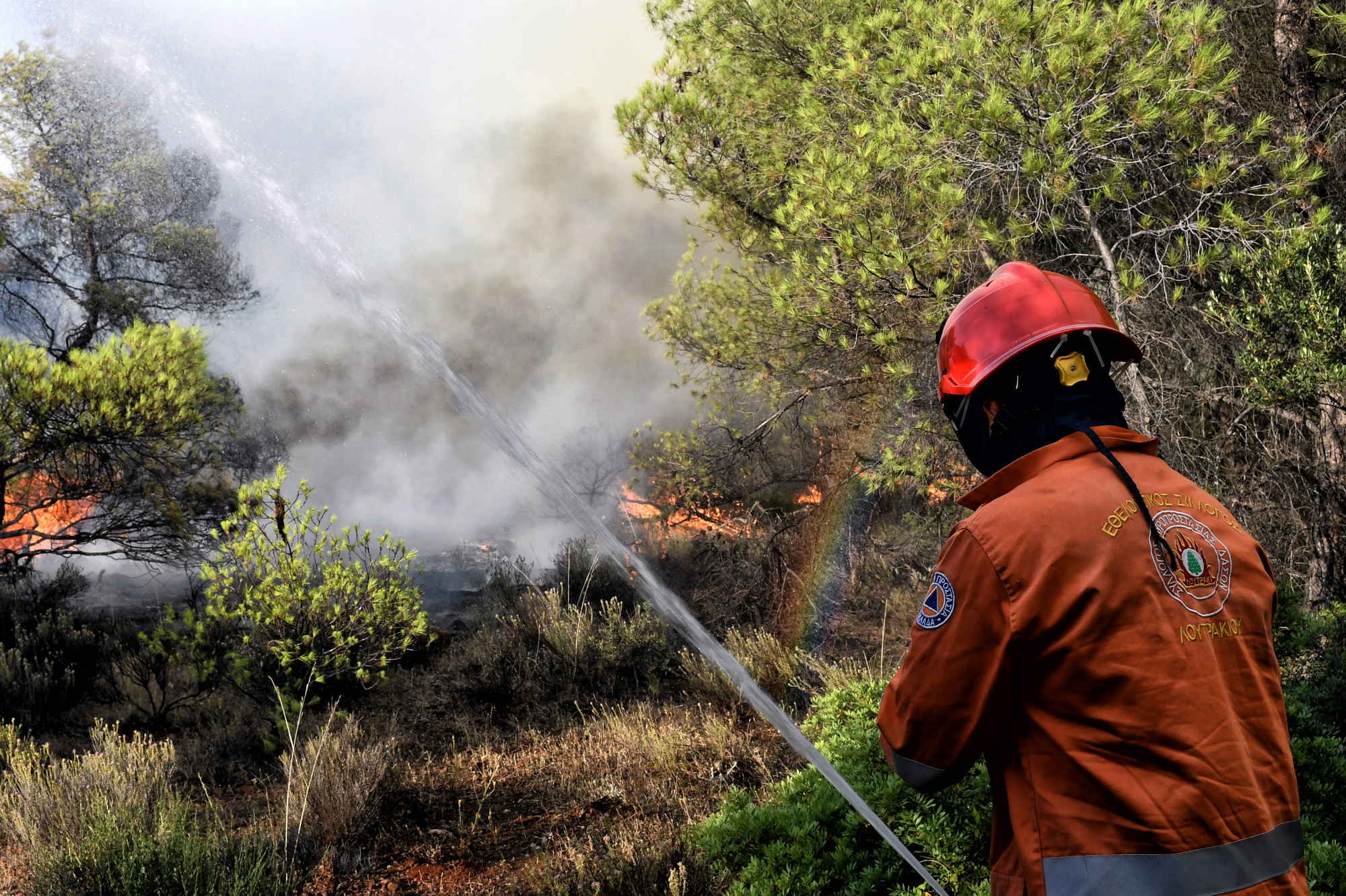 Ξέσπασε φωτιά σε δασική έκταση στη Λυρκεία Αργολίδας – Προειδοποιητικό μήνυμα από το 112