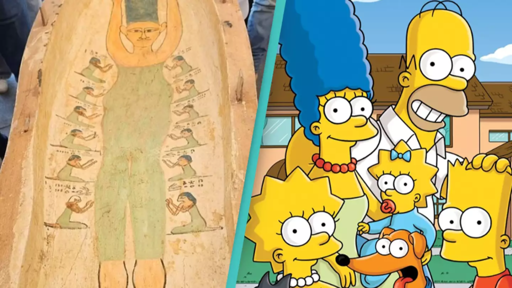 Αίγυπτος: Aρχαιολόγοι ανακάλυψαν απεικόνιση χαρακτήρα των «Simpsons» σε φέρετρο μούμιας 3.500 ετών! (φώτο)