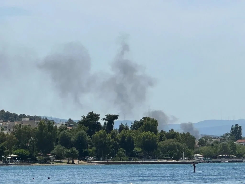 Πυρκαγιά ξέσπασε στον Ωρωπό Αττικής