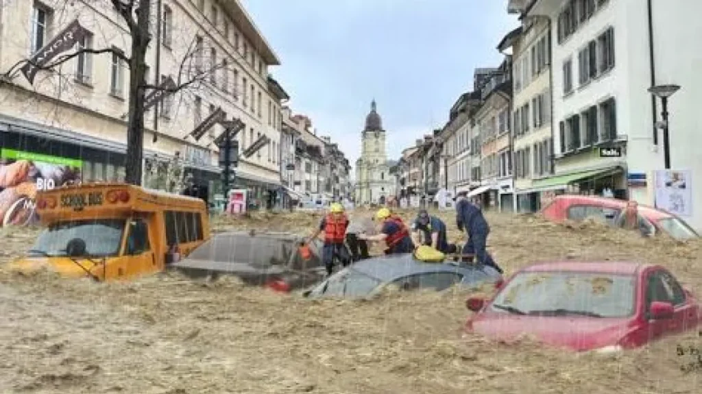 Η κακοκαιρία «σφυροκοπά» την Ελβετία: Αγνοούμενοι έπειτα από καταρρακτώδεις βροχές