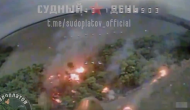Ρωσικό FPV έπληξε ουκρανικό σύστημα πυροβολικού στο Zαλίζνε (βίντεο)