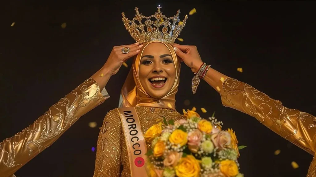 Η κοπέλα με το χιτζάμπ, από το Μαρόκο ήταν η νικήτρια του διαγωνισμού Μις Τεχνητή Νοημοσύνη!