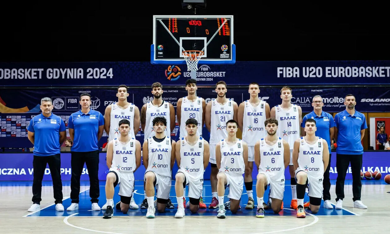 Eurobasket U20: «Γαλανόλευκο» το χάλκινο μετάλλιο – Η Εθνική Νέων Ανδρών νίκησε το Βέλγιο με 70-68