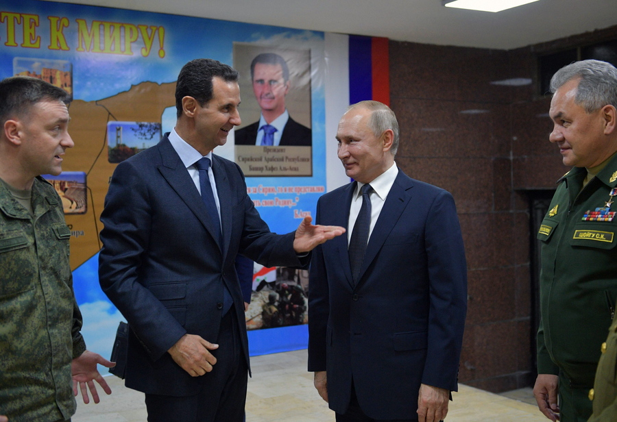 Με τον Σύρο ομόλογό του Μπασάρ αλ Ασαντ συναντήθηκε στη Μόσχα ο Β.Πούτιν