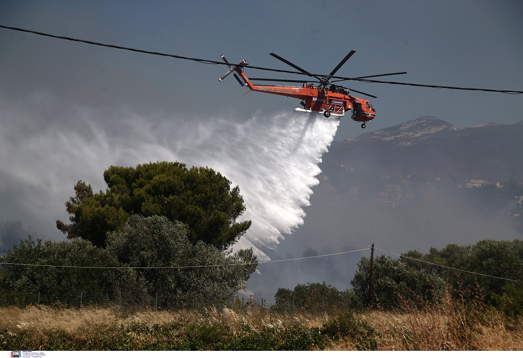 Πυρκαγιά ξέσπασε στην Κοζάνη – Σηκώθηκε ένα ελικόπτερο