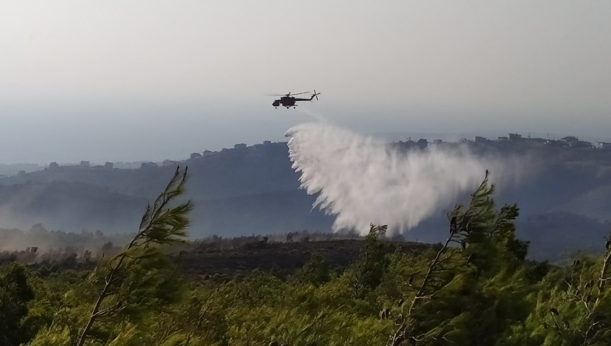 Αχαΐα: Μεγάλη φωτιά σε αγροτοδασική έκταση στα Βραχναίικα