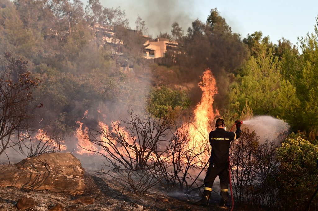 Αττική: Αυτά είναι τα ενεργά μέτωπα της φωτιάς στον χάρτη της NASA