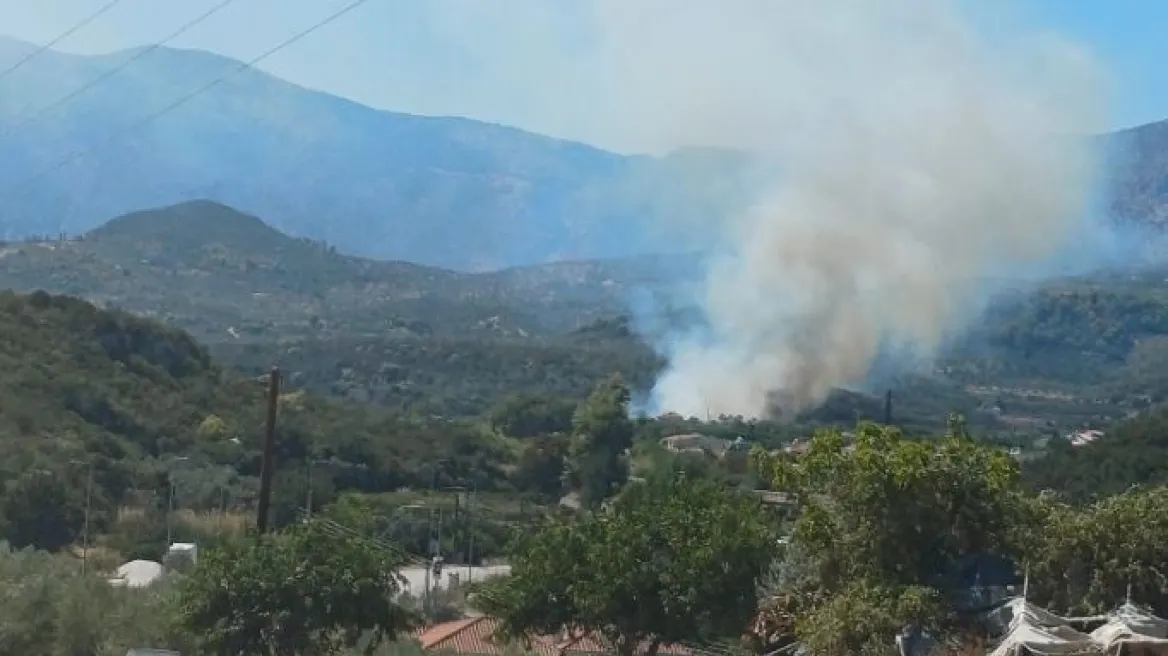 Χωρίς ενεργό μέτωπο η πυρκαγιά στην Άνω Επίδαυρο (upd)