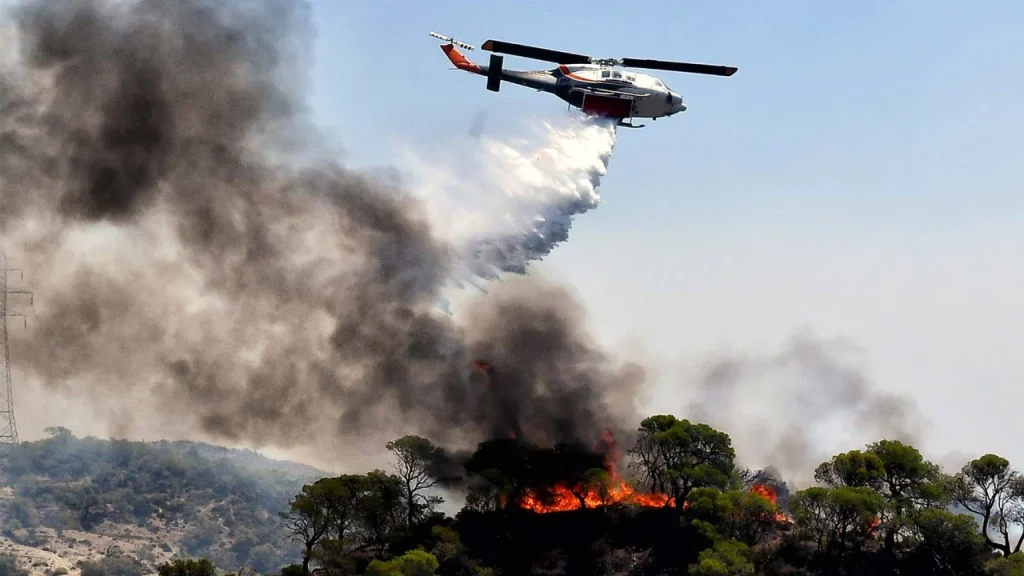 Ξέσπασε φωτιά σε αγροτοδασική έκταση στην Φλώρινα