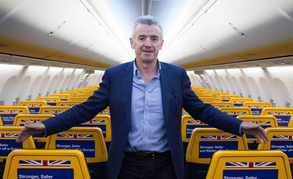 CEO της Ryanair: «Μπαίνουν στα αεροπλάνα μας πιωμένοι» – «Δύσκολοι προορισμοί Ελλάδα και Ίμπιζα»