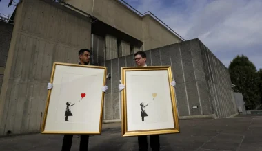 Εντοπίστηκε το διάσημο έργο του Banksy «Το κορίτσι με το μπαλόνι» που εκλάπη από γκαλερί – Συνελήφθησαν δύο άτομα 