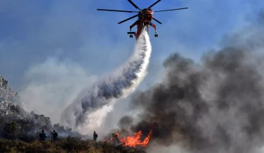 Ρόδος: Εκδηλώθηκε πυρκαγιά σε αγροτοδασική έκταση στη Μαρίτσα