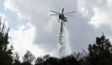 Πυρκαγιά στη Νάξο – Επιχειρούν 2 ελικόπτερα