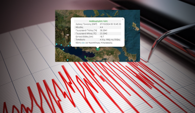 Ισχυρός σεισμός 4,4 Ρίχτερ στη Θήβα – Έγινε αισθητός στην Αττική