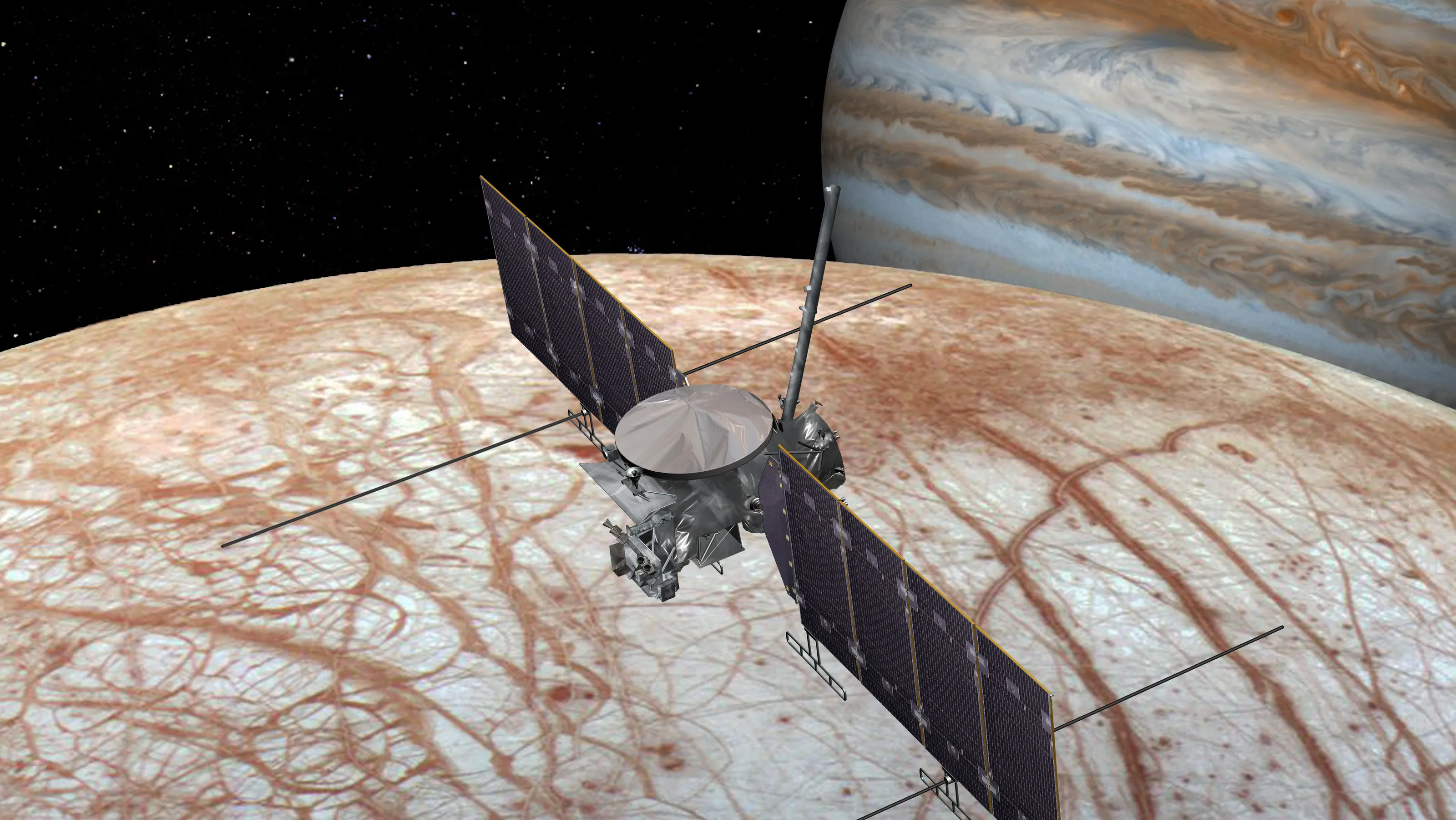 NASA: Εκτοξεύθηκε το Europa Clipper που θα αναζητήσει σημάδια εξωγήινης ζωής σε έναν από τους δορυφόρους του Δία