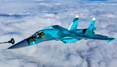 Ρωσία: Μαχητικά Su-35S συνοδεύουν Su-34 σε αποστολές βομβαρδισμού για να τα προστατεύουν από F-16