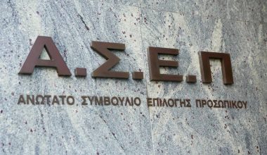 ΑΣΕΠ: Ξεκινούν οι αιτήσεις για 1.113 θέσεις κατηγορίας Υποχρεωτικής Εκπαίδευσης στο Δημόσιο