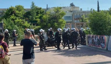 Επεισόδια έξω από την Πολυτεχνειούπολη στου Ζωγράφου (upd)