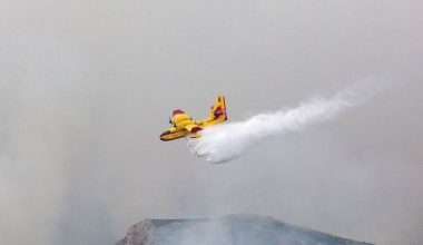 Πυρκαγιά στον Άγιο Κυπριανό Λακωνίας – Επιχειρούν πέντε αεροσκάφη