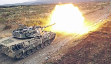 Leopard 1A5: Πυρ από τα άρματα μάχης του ΕΣ στο Πεδίο Βολής Λιτοχώρου