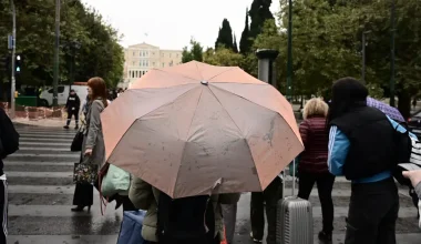 Καιρός: Άστατος και σήμερα με βροχές, καταιγίδες και ανέμους έως 7 μποφόρ