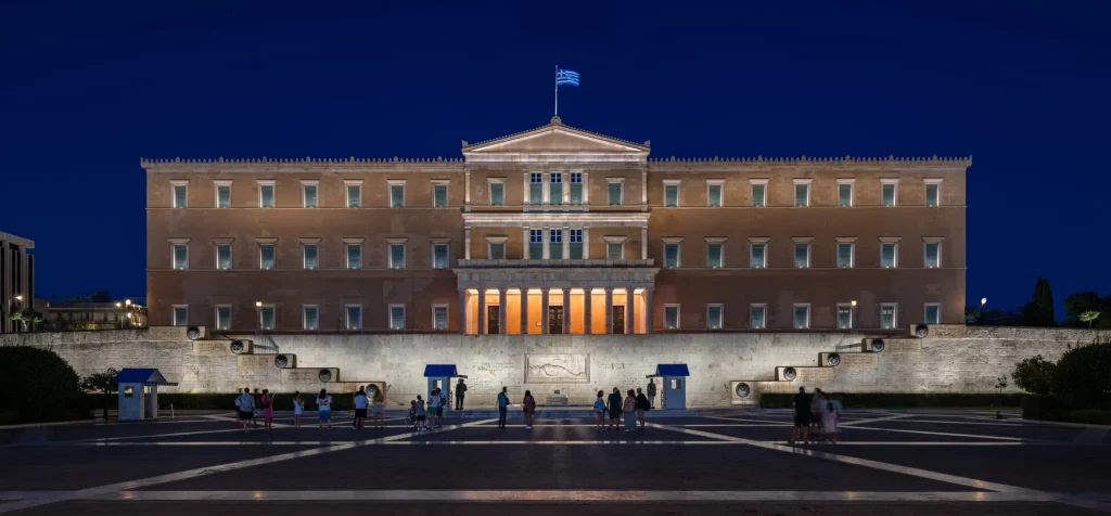 Διάκριση για τον φωτισμό του Μεγάρου της Βουλής και του μνημείου του Άγνωστου Στρατιώτη