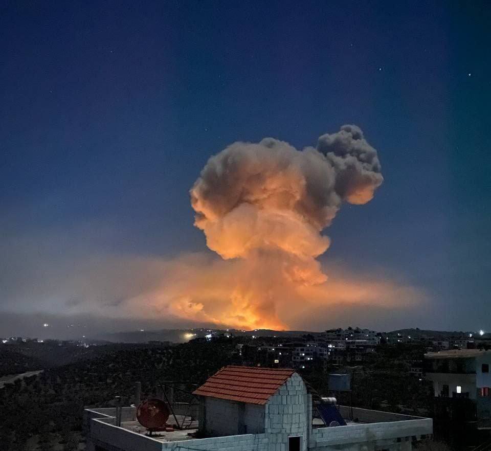 Τεράστια έκρηξη από ισραηλινή επιδρομή προκάλεσε σεισμική δόνηση 3 Ρίχτερ κοντά στην Ταρτούς